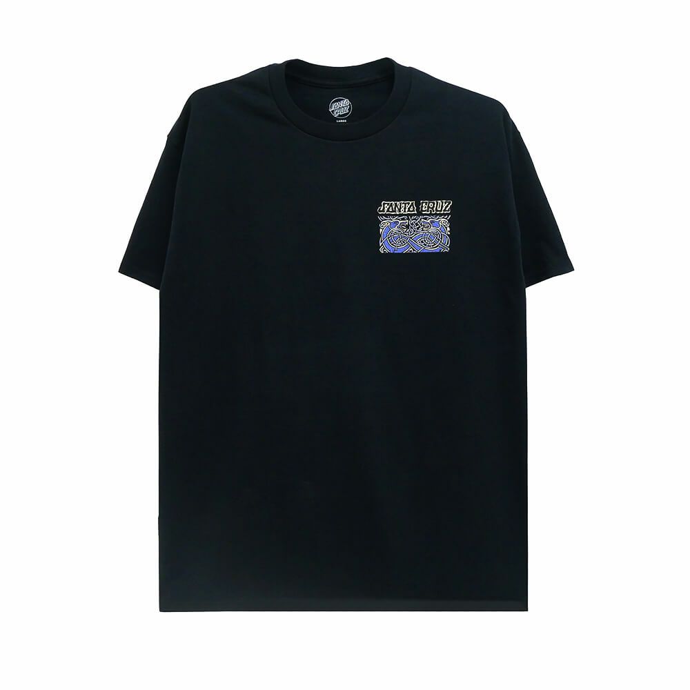 SANTA CRUZ T-SHIRT サンタクルーズ Tシャツ DRESSEN EVO BLACK スケートボード スケボー 1