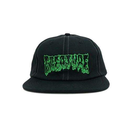 CREATURE CAP クリーチャー キャップ HESHER FLAME SNAPBACK BLACK スケートボード スケボー 1