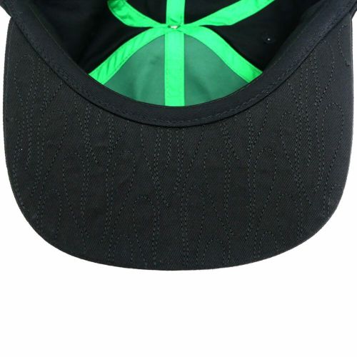 CREATURE CAP クリーチャー キャップ HESHER FLAME SNAPBACK BLACK スケートボード スケボー 4