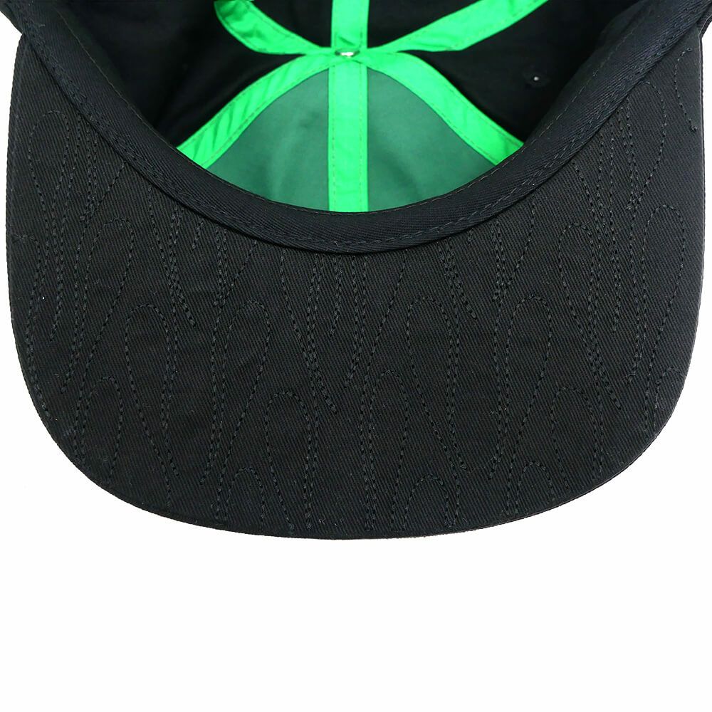 CREATURE CAP クリーチャー キャップ HESHER FLAME SNAPBACK BLACK スケートボード スケボー 4