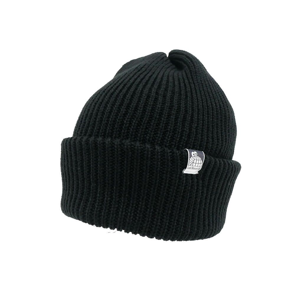 LAST RESORT AB KNITCAP ラストリゾートエービー ニットキャップ RANDOM BEANIE BLACK スケートボード スケボー 1