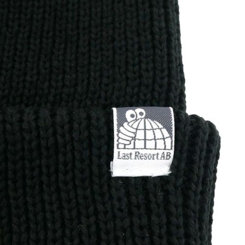 LAST RESORT AB KNITCAP ラストリゾートエービー ニットキャップ RANDOM BEANIE BLACK スケートボード スケボー 2