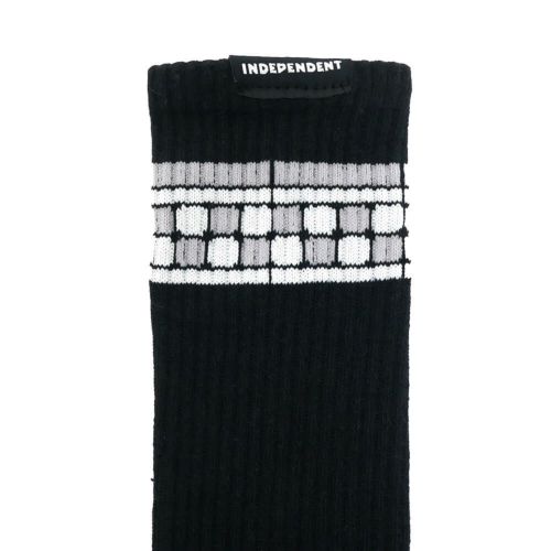  INDEPENDENT SOCKS インディペンデント ソックス 靴下 TILE SPAN BLACK スケートボード スケボー 4