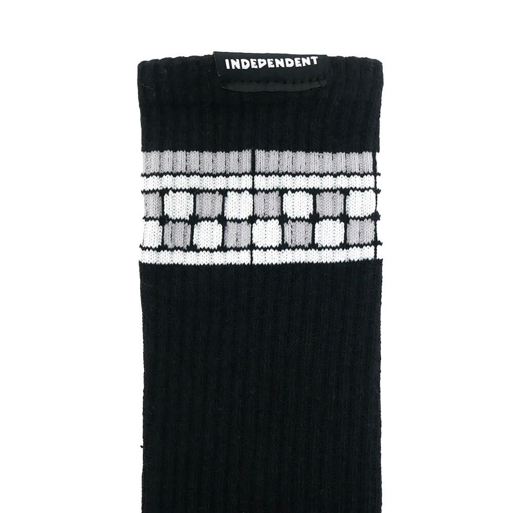  INDEPENDENT SOCKS インディペンデント ソックス 靴下 TILE SPAN BLACK スケートボード スケボー 4