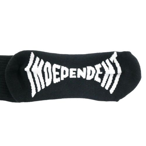  INDEPENDENT SOCKS インディペンデント ソックス 靴下 TILE SPAN BLACK スケートボード スケボー 5