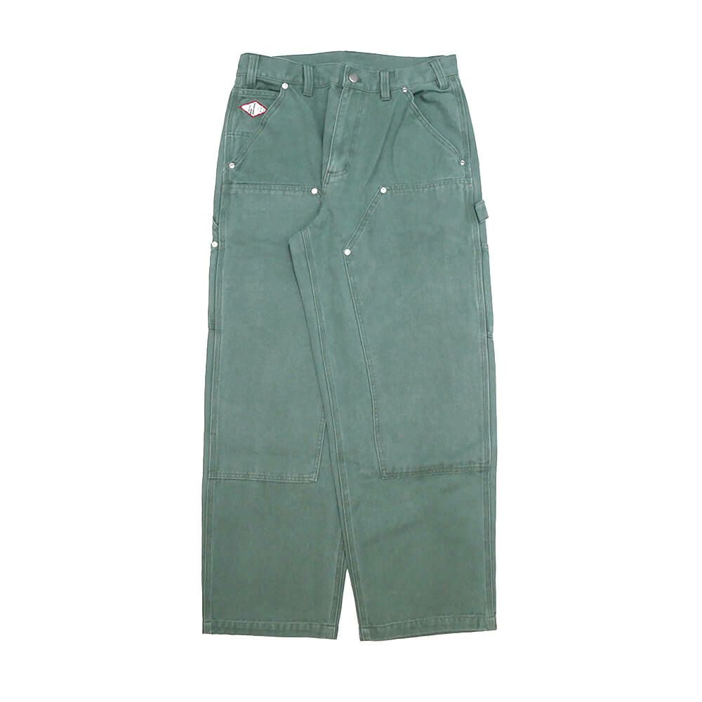 INDEPENDENT PANTS インディペンデント パンツ ジーンズ LTD SUMMIT DOUBLE KNEE GREEN スケートボード スケボー 