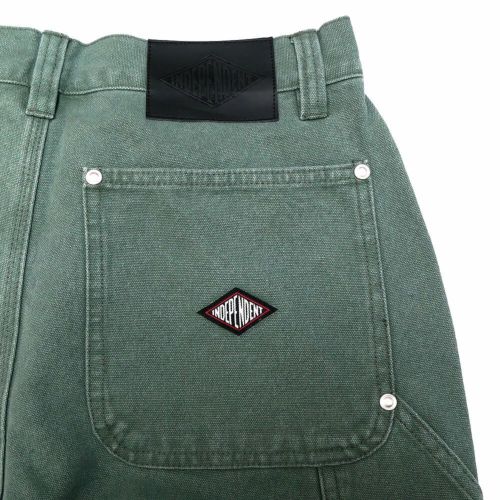  INDEPENDENT PANTS インディペンデント パンツ ジーンズ LTD SUMMIT DOUBLE KNEE GREEN スケートボード スケボー 4
