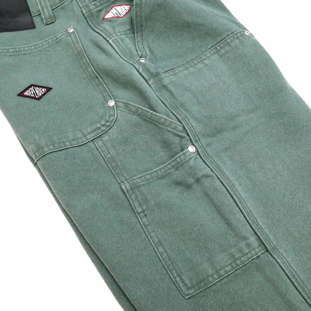  INDEPENDENT PANTS インディペンデント パンツ ジーンズ LTD SUMMIT DOUBLE KNEE GREEN スケートボード スケボー 5
