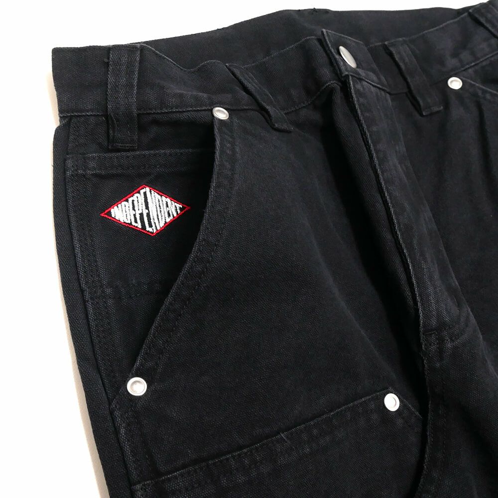  INDEPENDENT PANTS インディペンデント パンツ ジーンズ LTD SUMMIT DOUBLE KNEE BLACK スケートボード スケボー 1