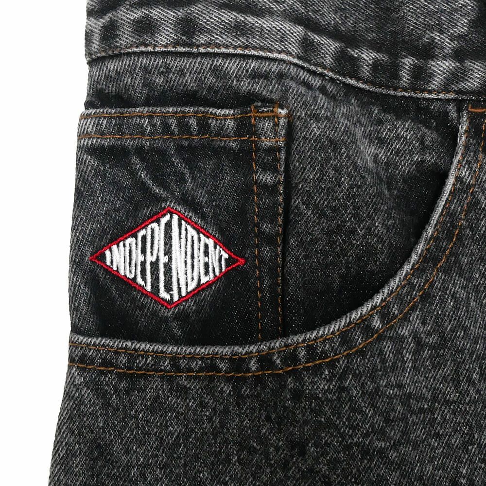  INDEPENDENT JEANS インディペンデント パンツ ジーンズ LTD SUMMIT DENIM BLACK スケートボード スケボー 7