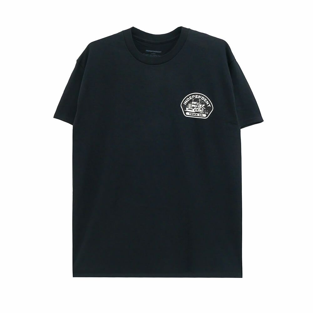  INDEPENDENT T-SHIRT インディペンデント Tシャツ INDEPENDENT TRUCKING BLACK スケートボード スケボー 1