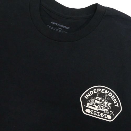  INDEPENDENT T-SHIRT インディペンデント Tシャツ INDEPENDENT TRUCKING BLACK スケートボード スケボー 2