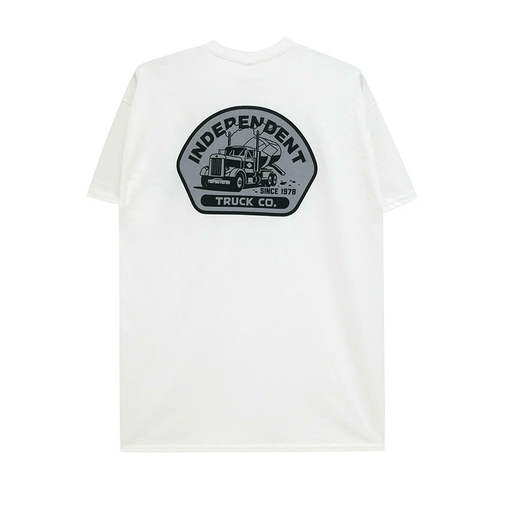  INDEPENDENT T-SHIRT インディペンデント Tシャツ INDEPENDENT TRUCKING WHITE スケートボード スケボー 