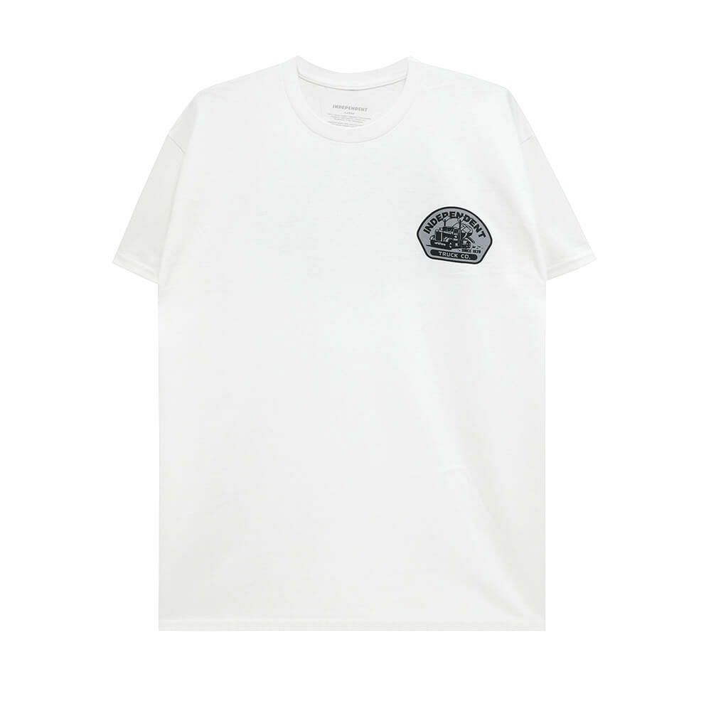  INDEPENDENT T-SHIRT インディペンデント Tシャツ INDEPENDENT TRUCKING WHITE スケートボード スケボー 1