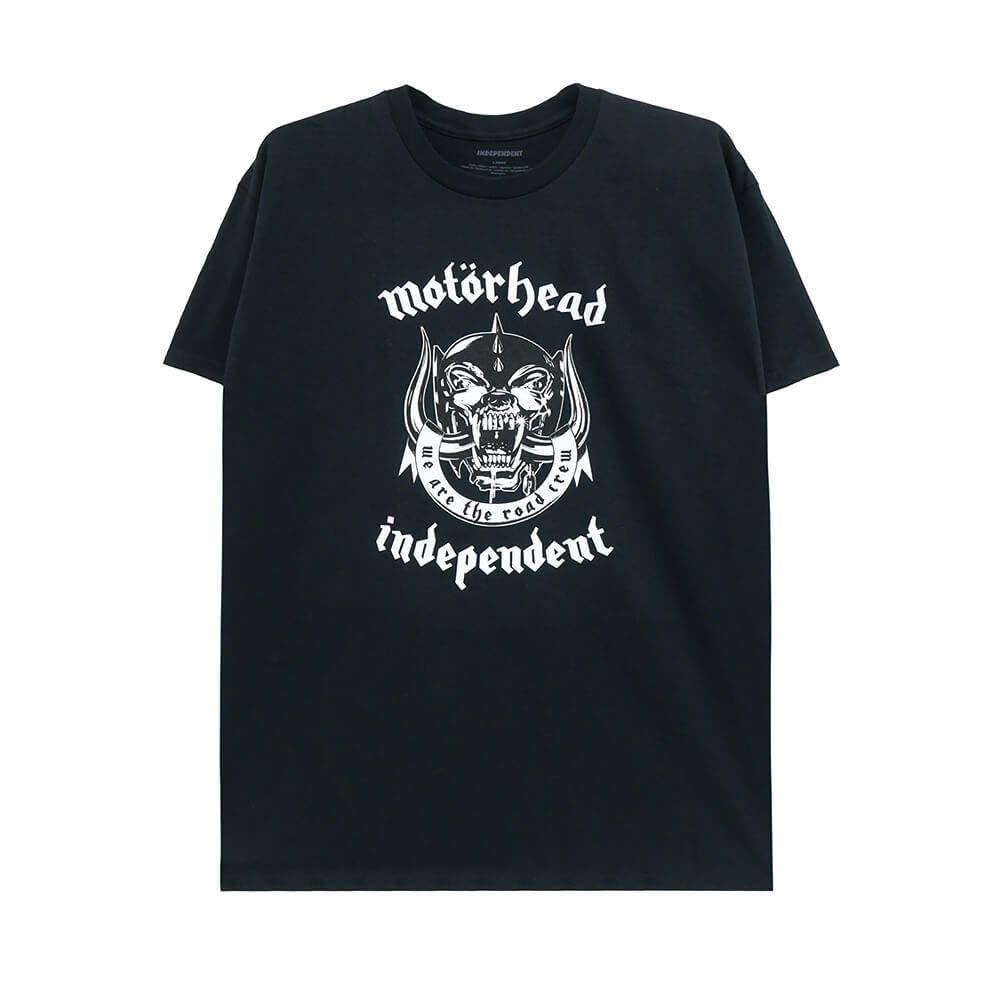INDEPENDENT T-SHIRT インディペンデント Tシャツ MOTORHEAD WARPIG BLACK スケートボード スケボー 1