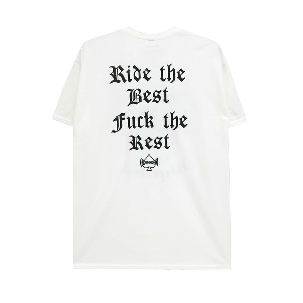INDEPENDENT T-SHIRT インディペンデント Tシャツ MOTORHEAD WARPIG WHITE スケートボード スケボー 