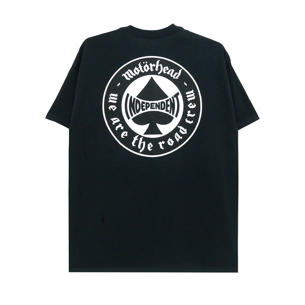  INDEPENDENT T-SHIRT インディペンデント Tシャツ MOTORHEAD SPADE BLACK スケートボード スケボー 