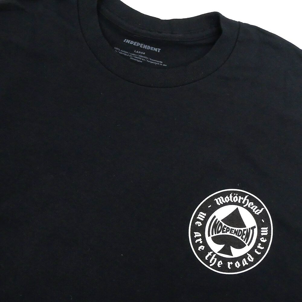  INDEPENDENT T-SHIRT インディペンデント Tシャツ MOTORHEAD SPADE BLACK スケートボード スケボー 2