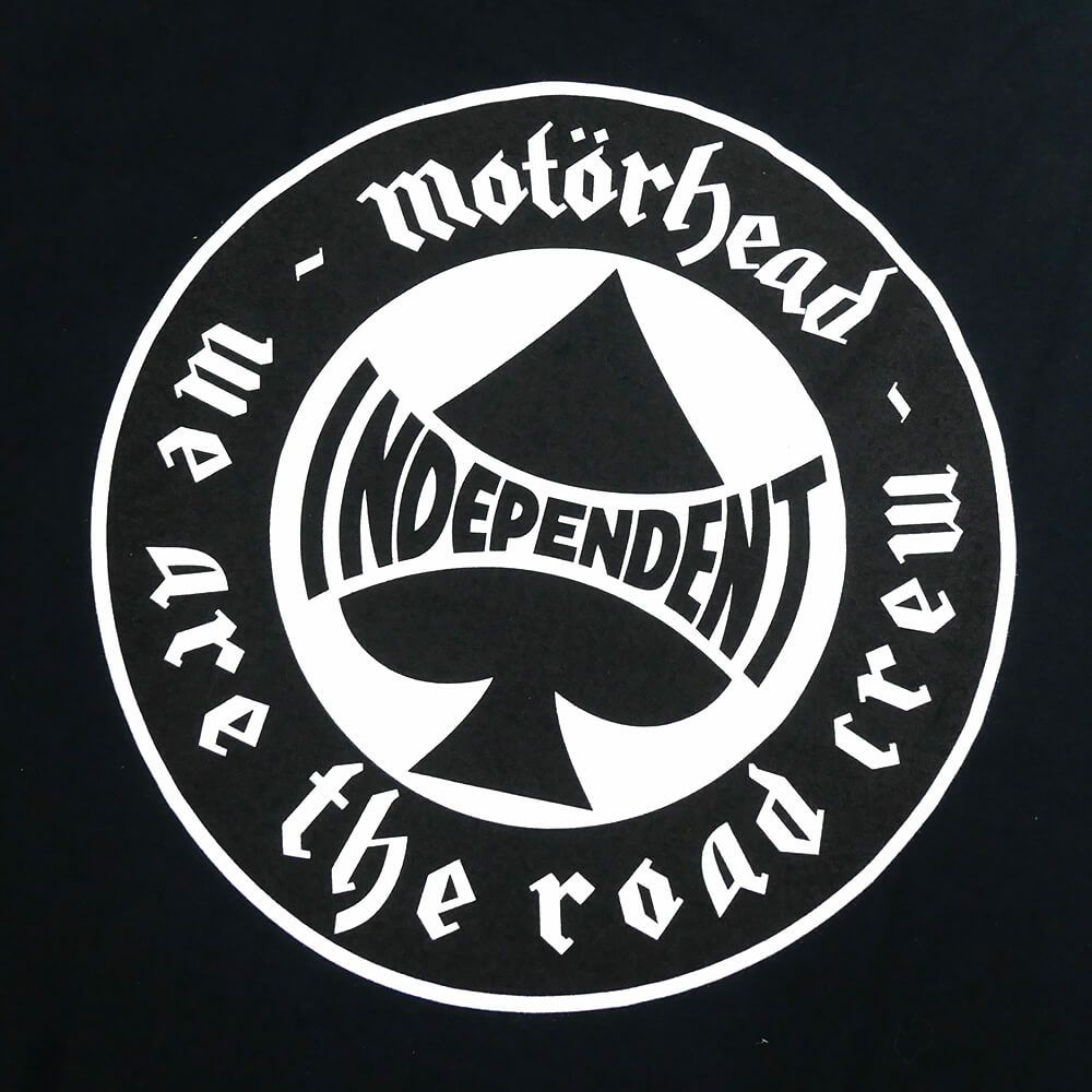  INDEPENDENT T-SHIRT インディペンデント Tシャツ MOTORHEAD SPADE BLACK スケートボード スケボー 3
