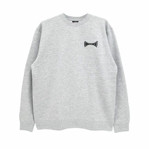INDEPENDENT CREW SWEAT インディペンデント トレーナー TILE SPAN GREY スケートボード スケボー 1