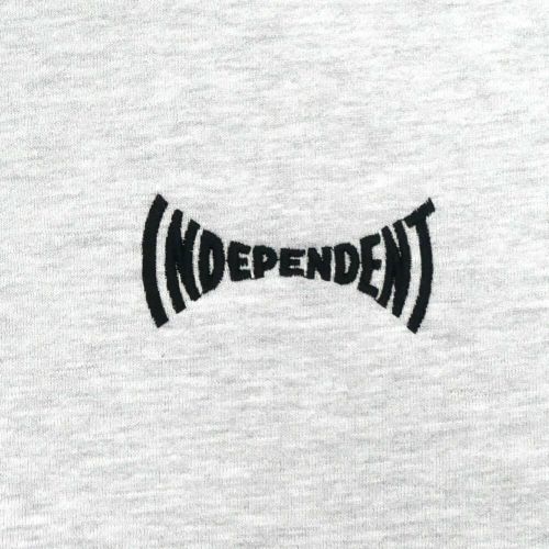 INDEPENDENT CREW SWEAT インディペンデント トレーナー TILE SPAN GREY スケートボード スケボー 3