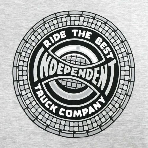 INDEPENDENT CREW SWEAT インディペンデント トレーナー TILE SPAN GREY スケートボード スケボー 4