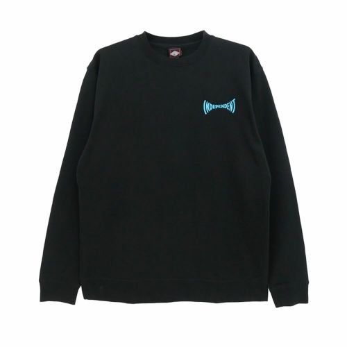  INDEPENDENT CREW SWEAT インディペンデント トレーナー TILE SPAN BLACK スケートボード スケボー 1