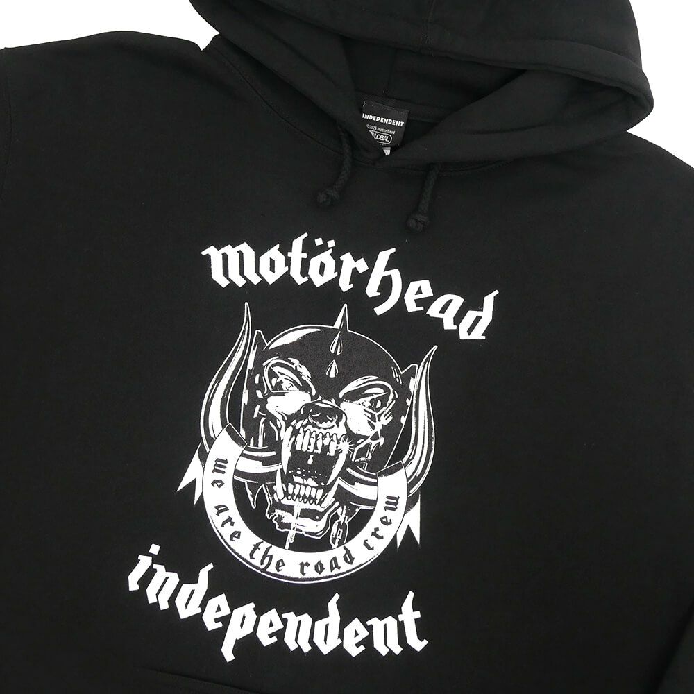  INDEPENDENT HOOD インディペンデント パーカー MOTORHEAD WARPIG BLACK スケートボード スケボー 2