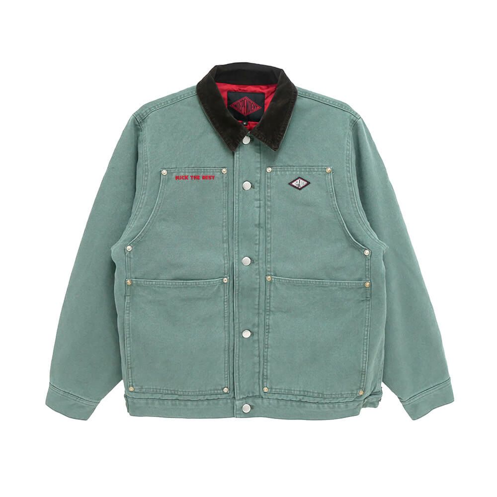 INDEPENDENT JACKET インディペンデント ジャケット LTD SUMMIT WORK GREEN スケートボード スケボー 
