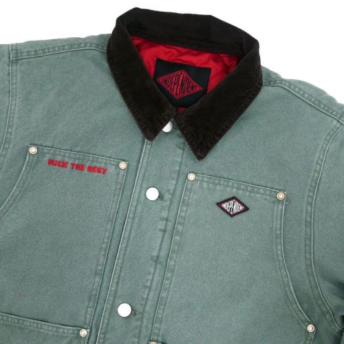 INDEPENDENT JACKET インディペンデント ジャケット LTD SUMMIT WORK GREEN スケートボード スケボー 1