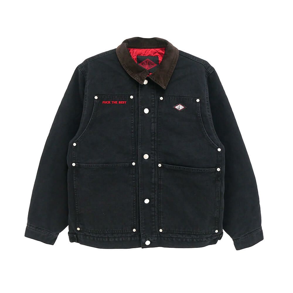 INDEPENDENT JACKET インディペンデント ジャケット LTD SUMMIT WORK BLACK スケートボード スケボー 