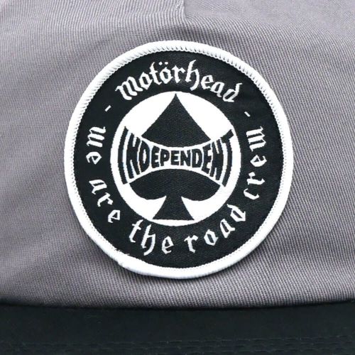 INDEPENDENT CAP インディペンデント キャップ MOTORHEAD SPADE SNAPBACK CHARCOAL/BLACK スケートボード スケボー 4