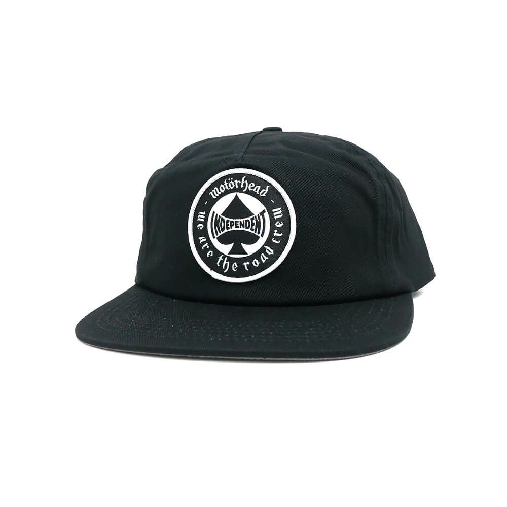  INDEPENDENT CAP インディペンデント キャップ MOTORHEAD SPADE SNAPBACK BLACK スケートボード スケボー 