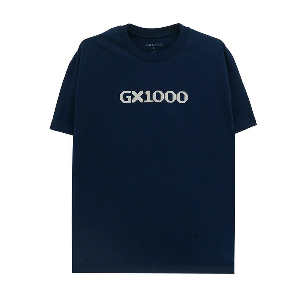 GX1000 T-SHIRT ジーエックス1000 Tシャツ OG LOGO NAVY/GREY スケートボード スケボー 