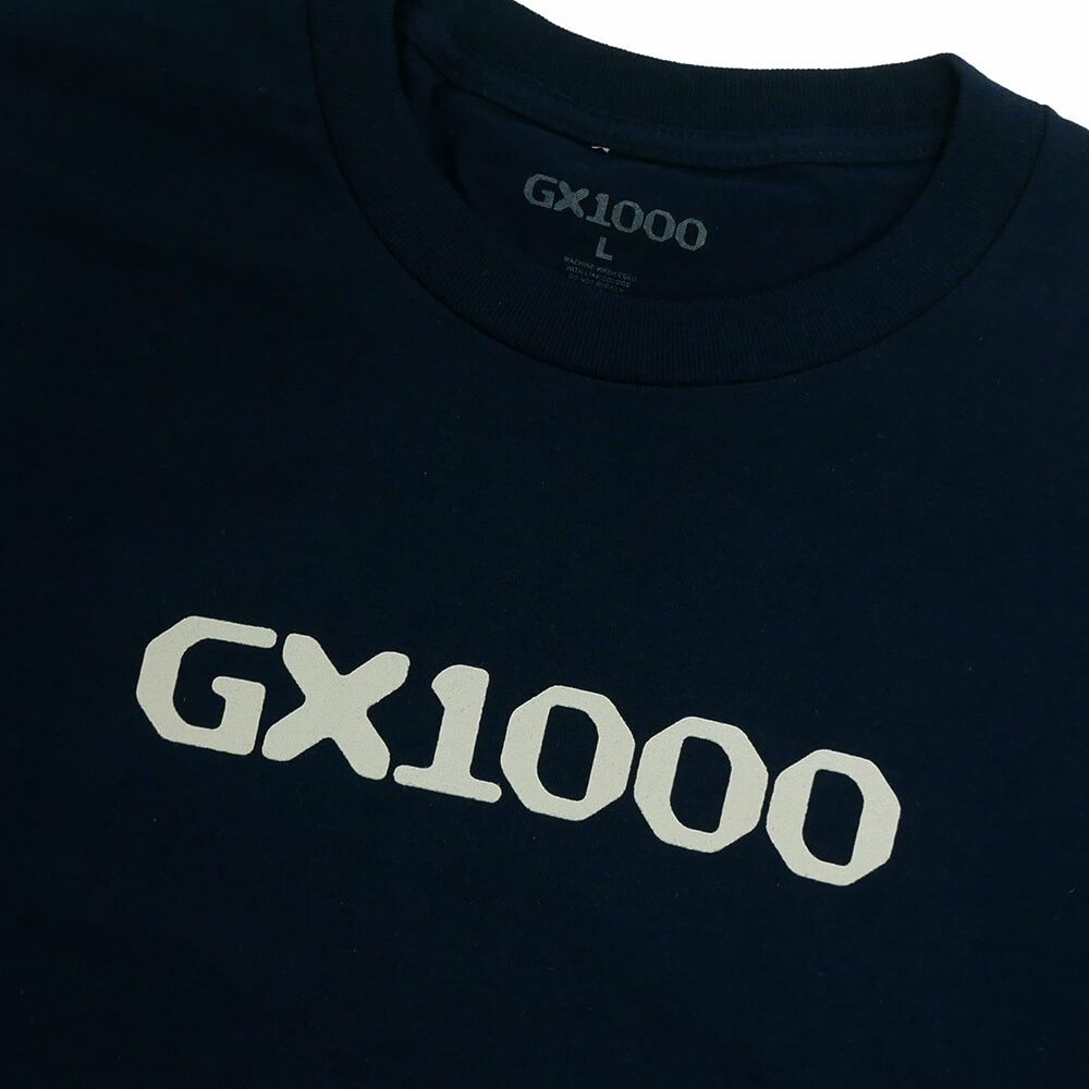 GX1000 T-SHIRT ジーエックス1000 Tシャツ OG LOGO NAVY/GREY スケートボード スケボー 1