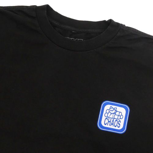 411VM T-SHIRT フォーワンワンビデオマガジン Tシャツ CHAOS GARMENT BLACK スケートボード スケボー 1