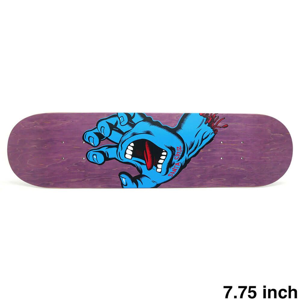 SANTA CRUZ DECK サンタクルーズ デッキ TEAM SMU SCREAMING HAND PURPLE 7.75 スケートボード スケボー 1