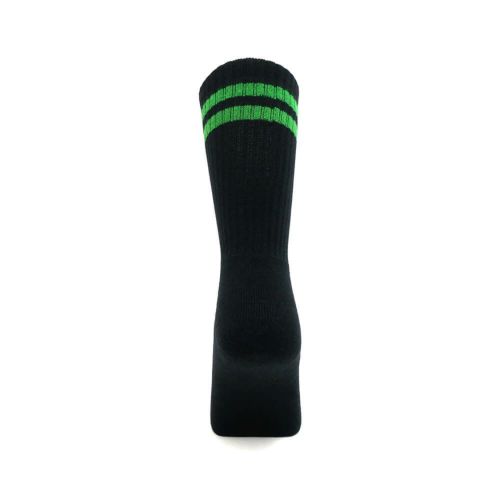 POLAR SOCKS ポーラー ソックス 靴下 HAPPY SAD RIB BLACK/GREEN スケートボード スケボー 2