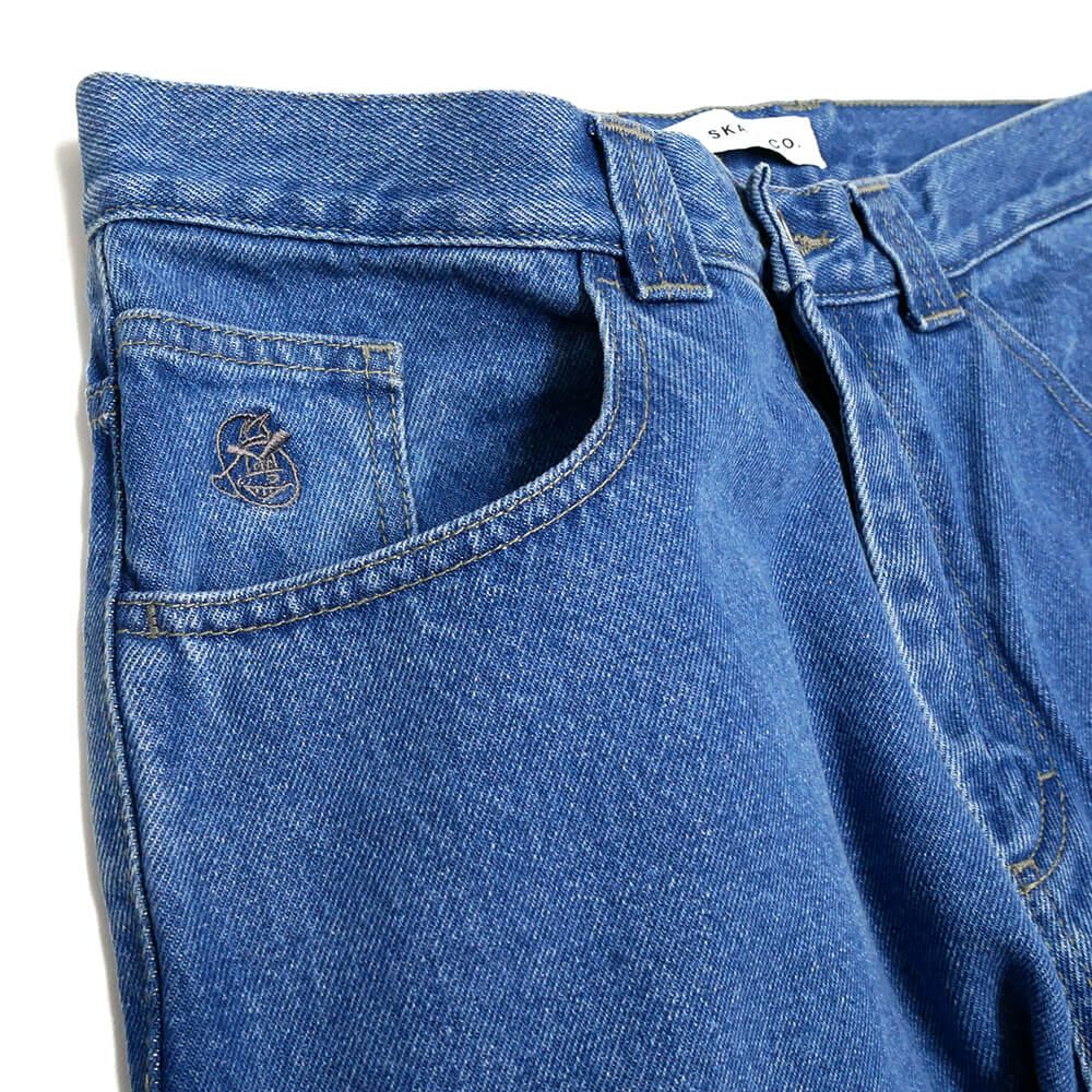POLAR JEANS ポーラー パンツ ジーンズ 93! DENIM MID BLUE スケートボード スケボー 1
