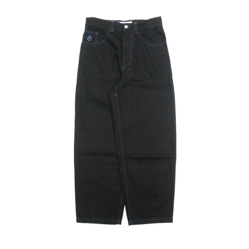 POLAR JEANS ポーラー パンツ ジーンズ ビッグボーイ BIG BOY STITCHING BLACK/BLUE スケートボード スケボー 