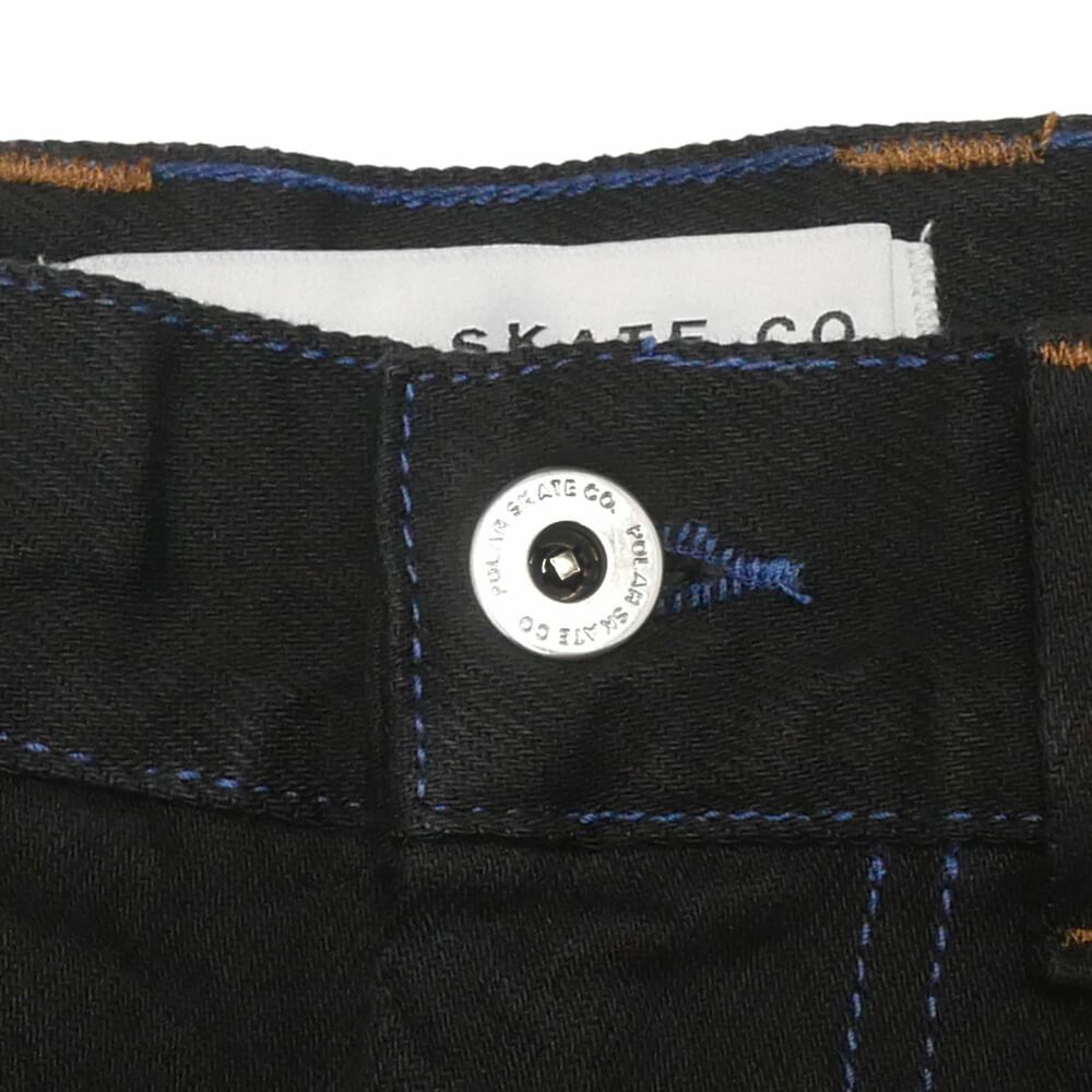 POLAR JEANS ポーラー パンツ ジーンズ ビッグボーイ BIG BOY STITCHING BLACK/BLUE スケートボード スケボー 2