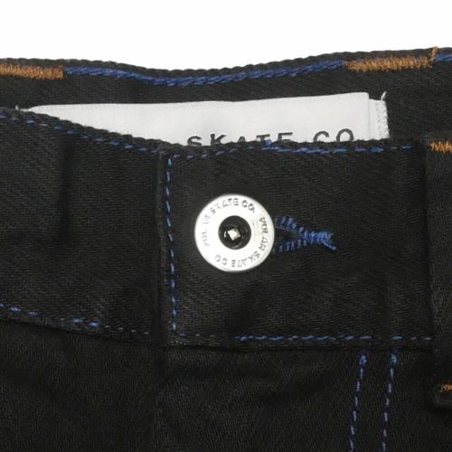 POLAR JEANS ポーラー パンツ ジーンズ ビッグボーイ BIG BOY STITCHING BLACK/BLUE スケートボード スケボー 2