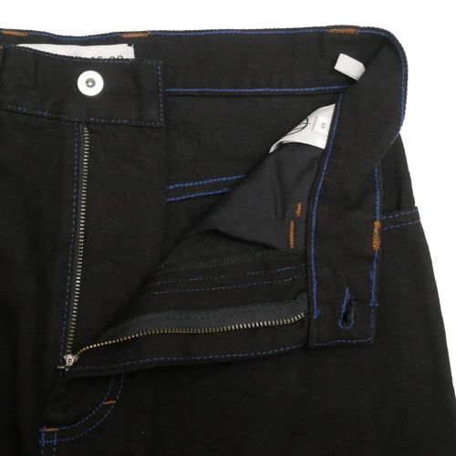 POLAR JEANS ポーラー パンツ ジーンズ ビッグボーイ BIG BOY STITCHING BLACK/BLUE スケートボード スケボー 3