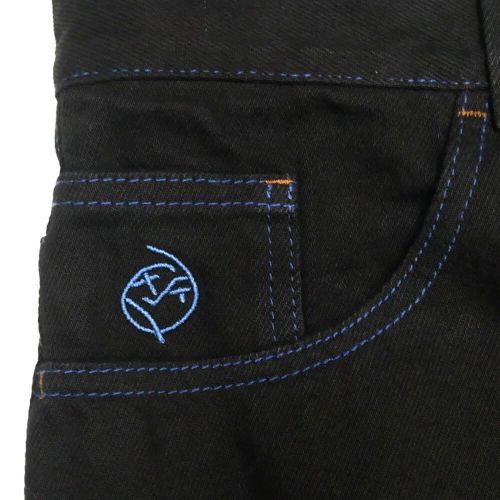 POLAR JEANS ポーラー パンツ ジーンズ ビッグボーイ BIG BOY STITCHING BLACK/BLUE スケートボード スケボー 7