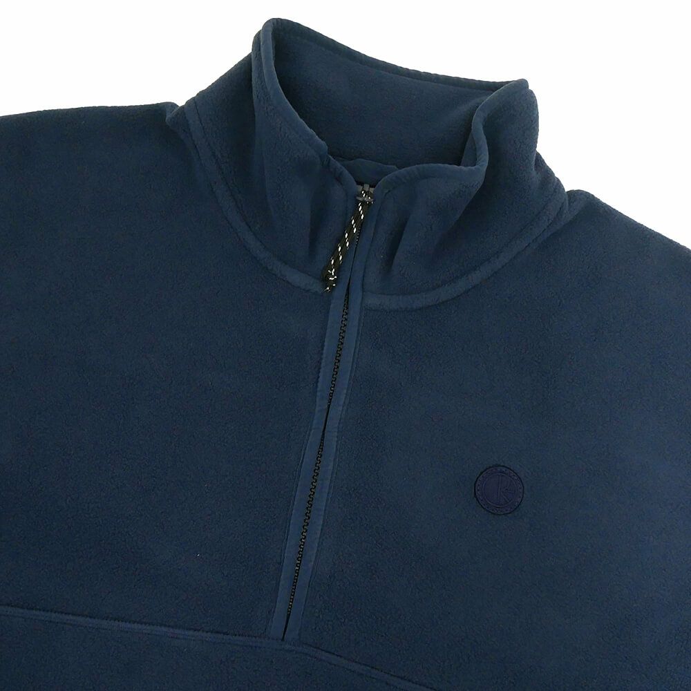 POLAR CREW ポーラー トレーナー IVAN HALF ZIP GREY BLUE スケートボード スケボー 1