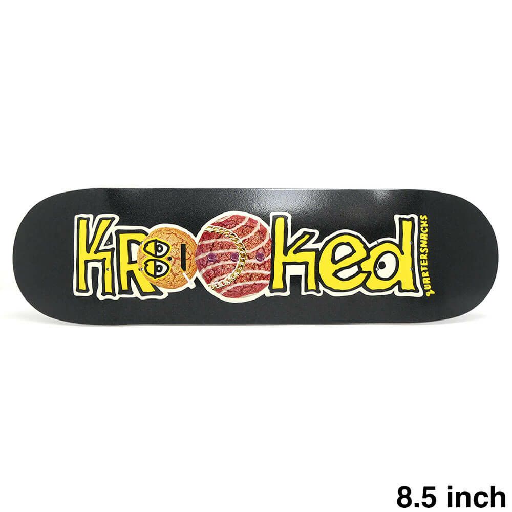 KROOKED DECK クルキッド デッキ KROOKED x QUARTERSNACKS SNACK MAN