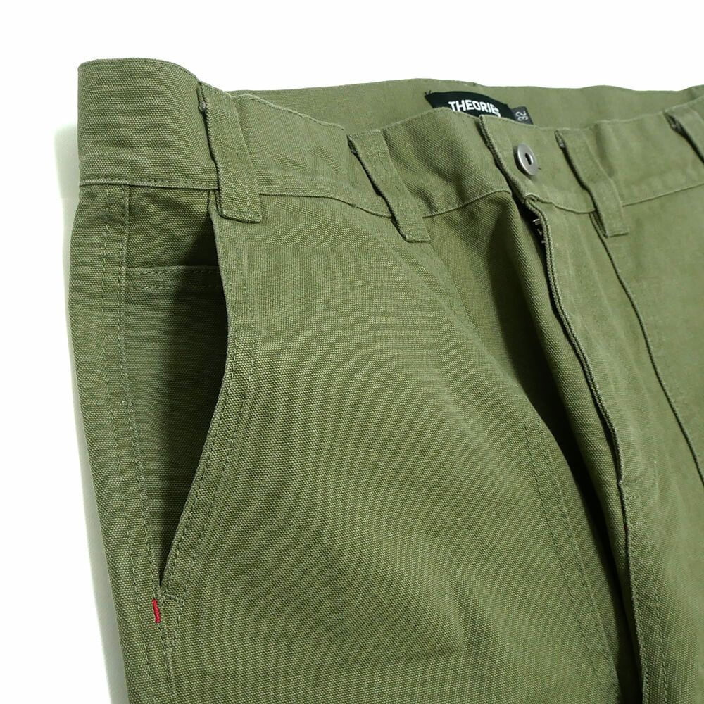 THEORIES PANTS セオリーズ パンツ ジーンズ DIY FATIGUE GREEN スケートボード スケボー 1
