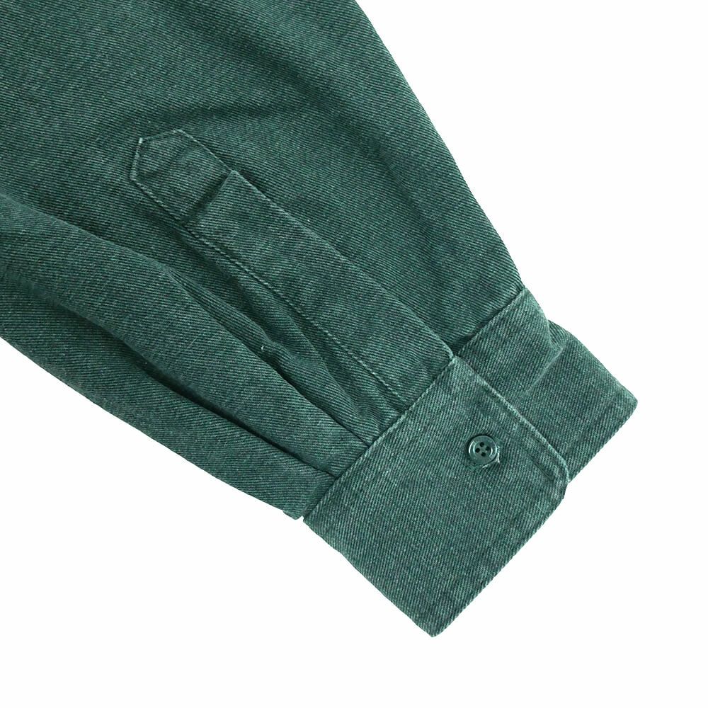 THEORIES LONG SLEEVE セオリーズ 長袖シャツ UNION FLANNEL LINED BUTTON UP SEA GREEN スケートボード スケボー 4