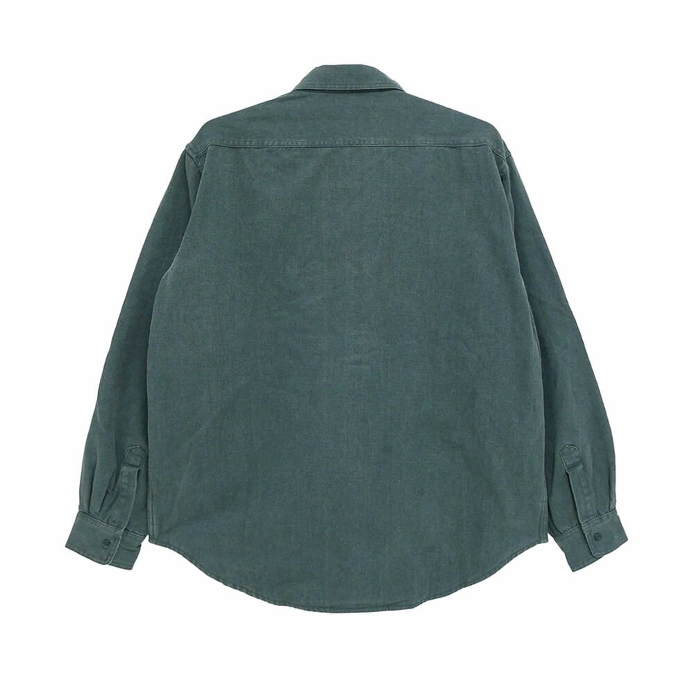 THEORIES LONG SLEEVE セオリーズ 長袖シャツ UNION FLANNEL LINED BUTTON UP SEA GREEN スケートボード スケボー 5