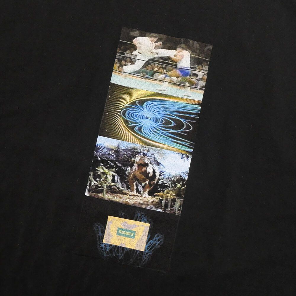 THEORIES T-SHIRT セオリーズ Tシャツ VIRTUAL REALITY BLACK スケートボード スケボー 1